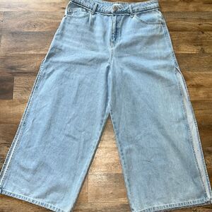 GB jeans with large slits up sides